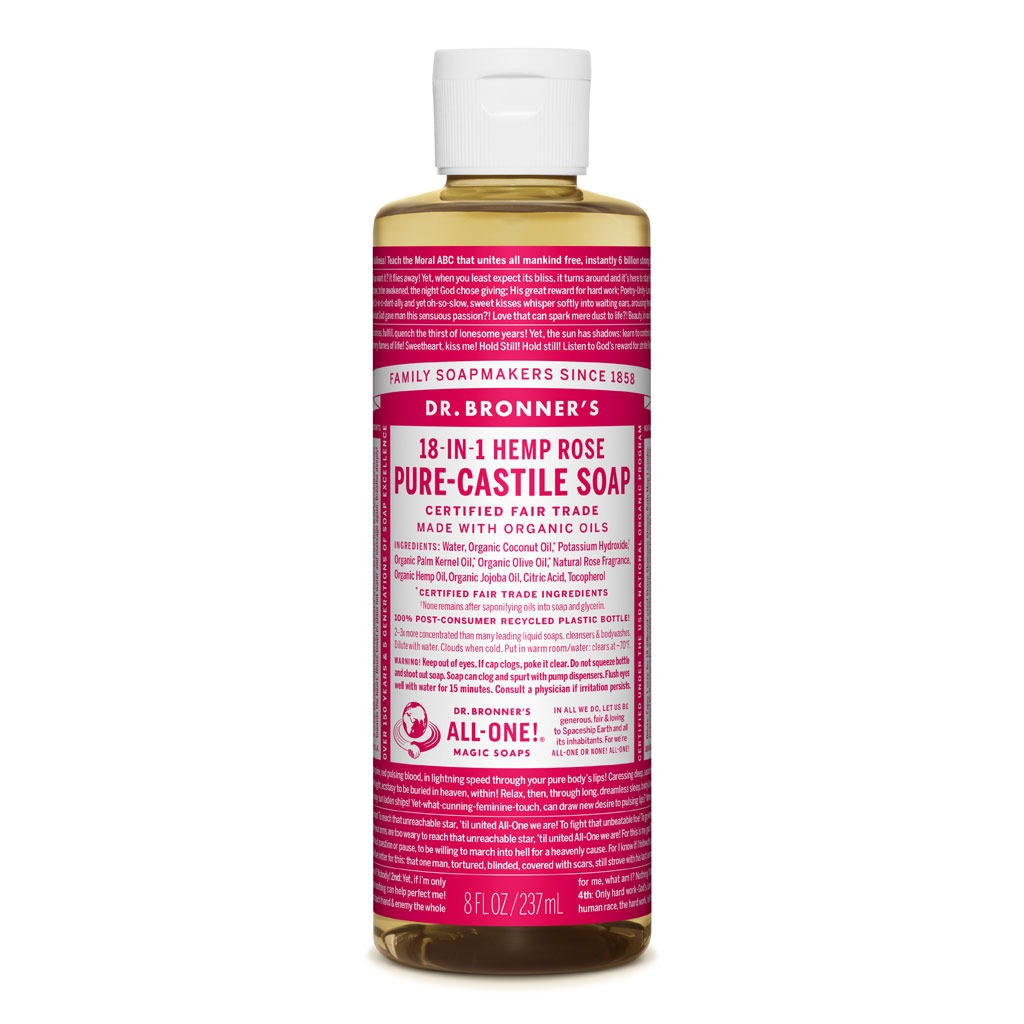 Dr Bronner's Hemp Rose Soap