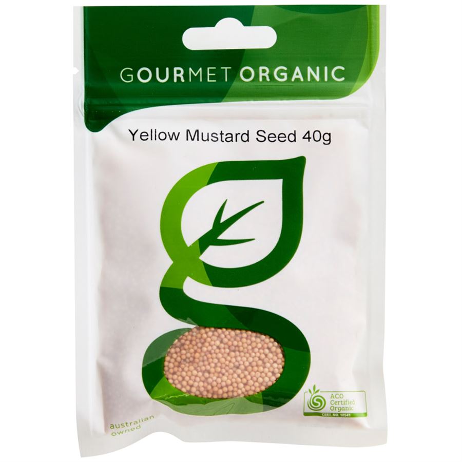 Gourmet Organic Mustard Seeds Yellow