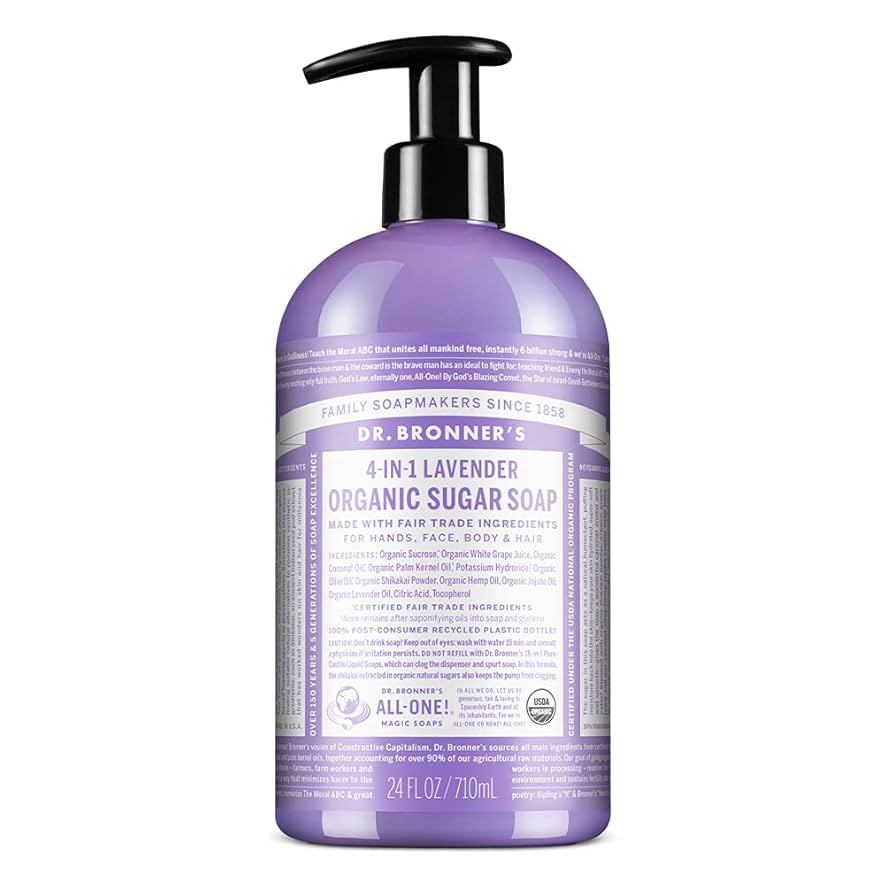 Dr Bronner's Lavender Pump Soap