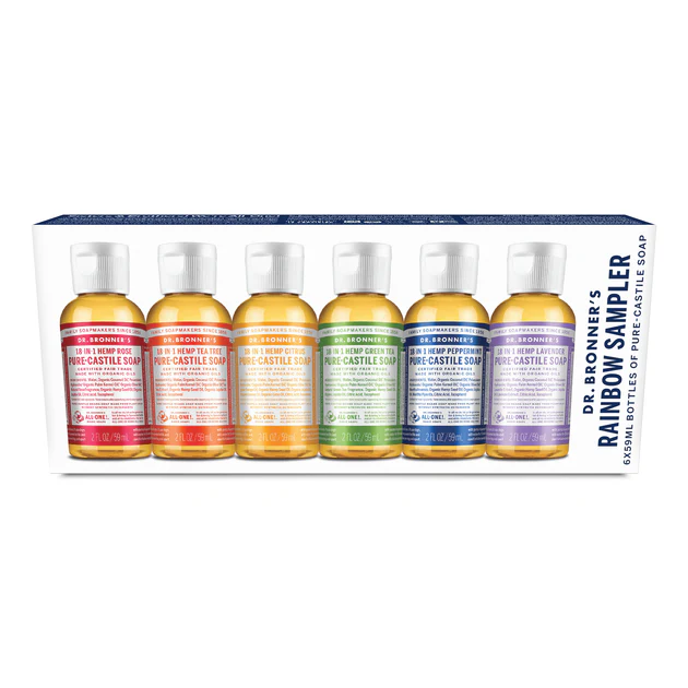 Dr Bronner's Rainbow Sampler