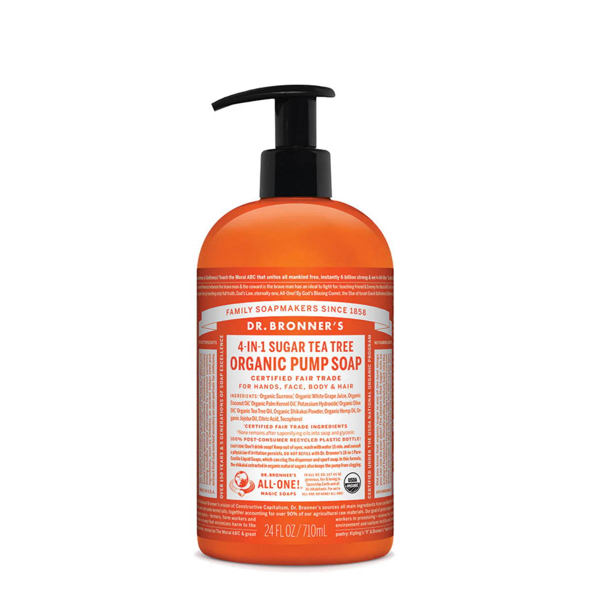 Dr Bronner's Tea Tree Pump Soap