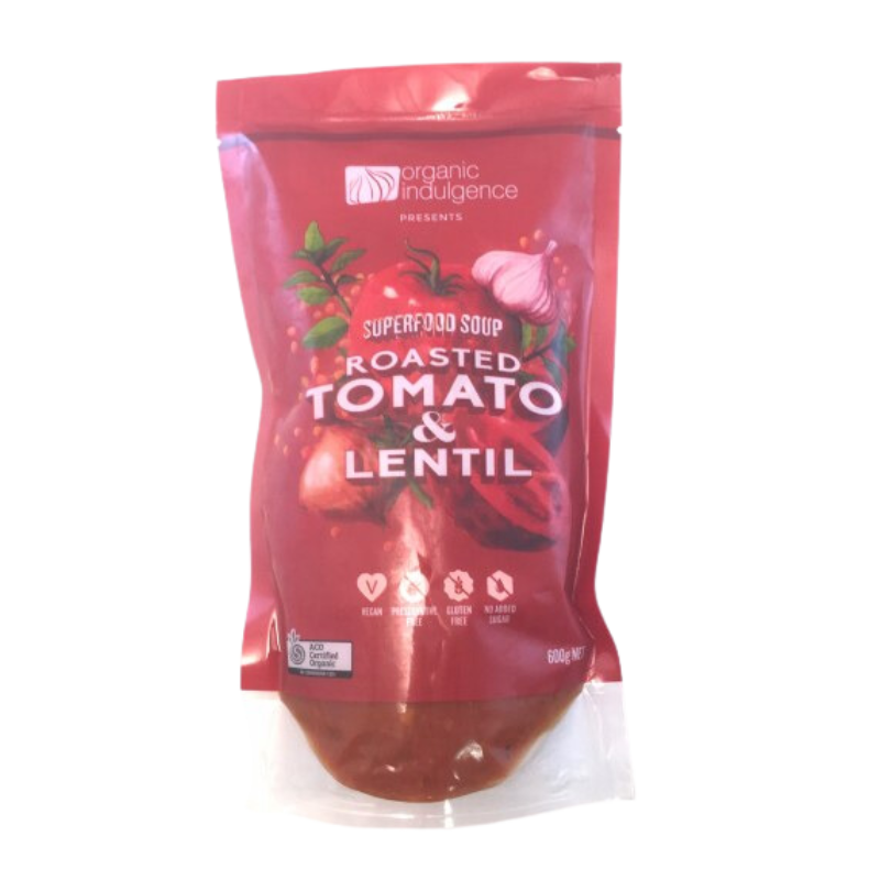 Organic Indulge Soup Tomato & Lentil