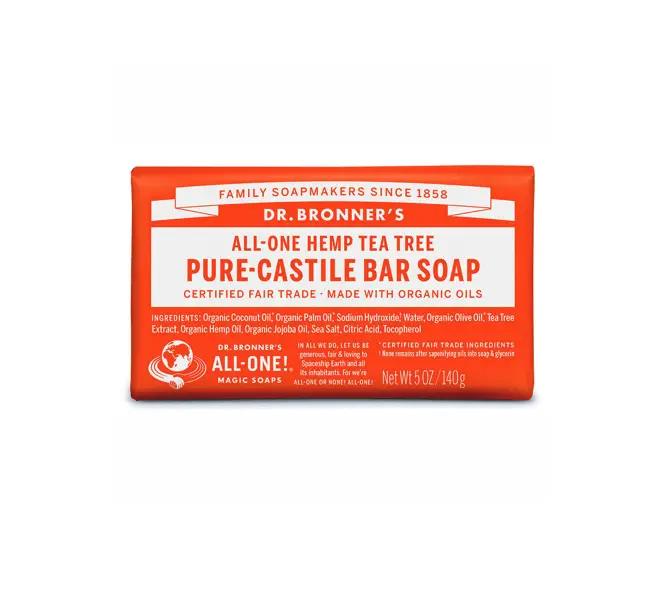 Dr Bronner's Hemp Tea Tree Soap Bar