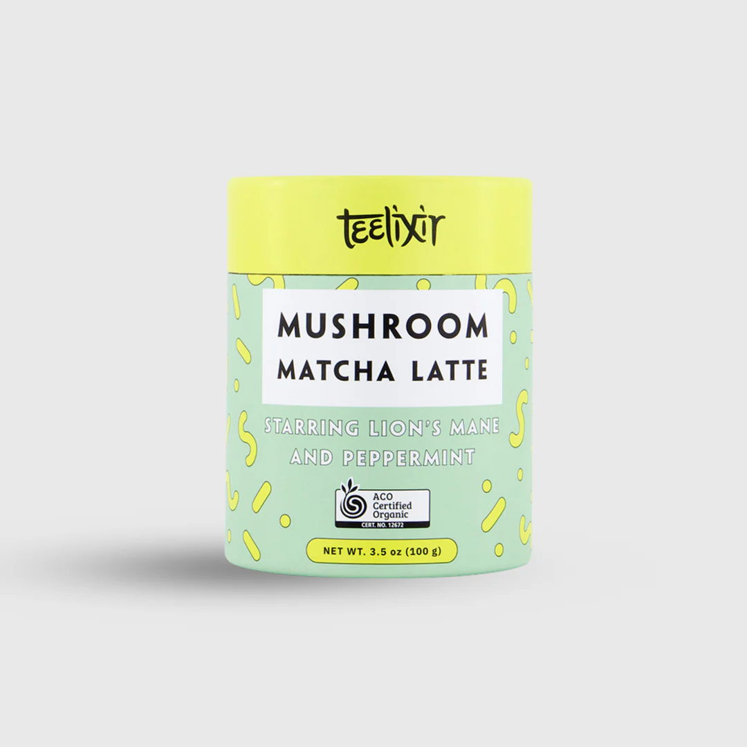 Teelixir Mushroom Matcha Latte