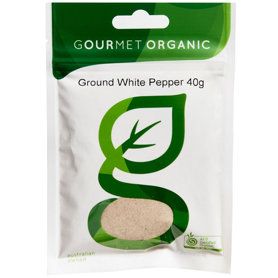 Gourmet Organic Pepper White Ground