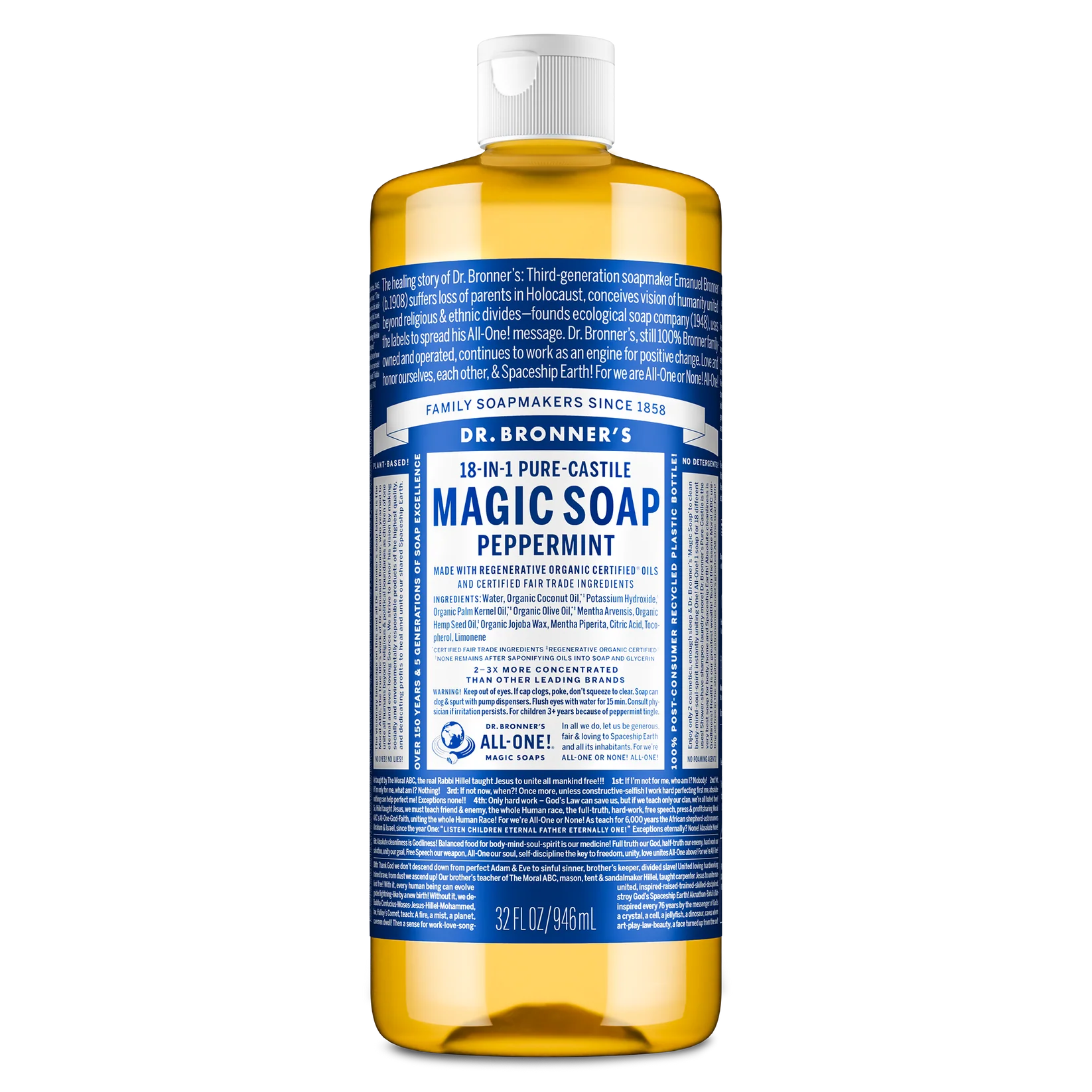 Dr Bronners Peppermint Soap