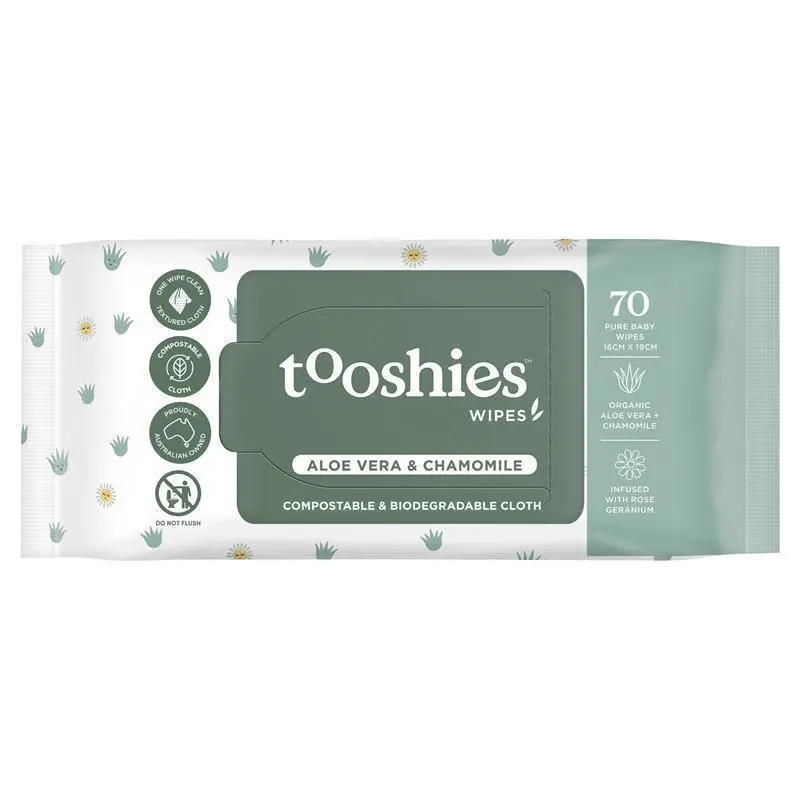 Tooshies Aloe Cham Wipes