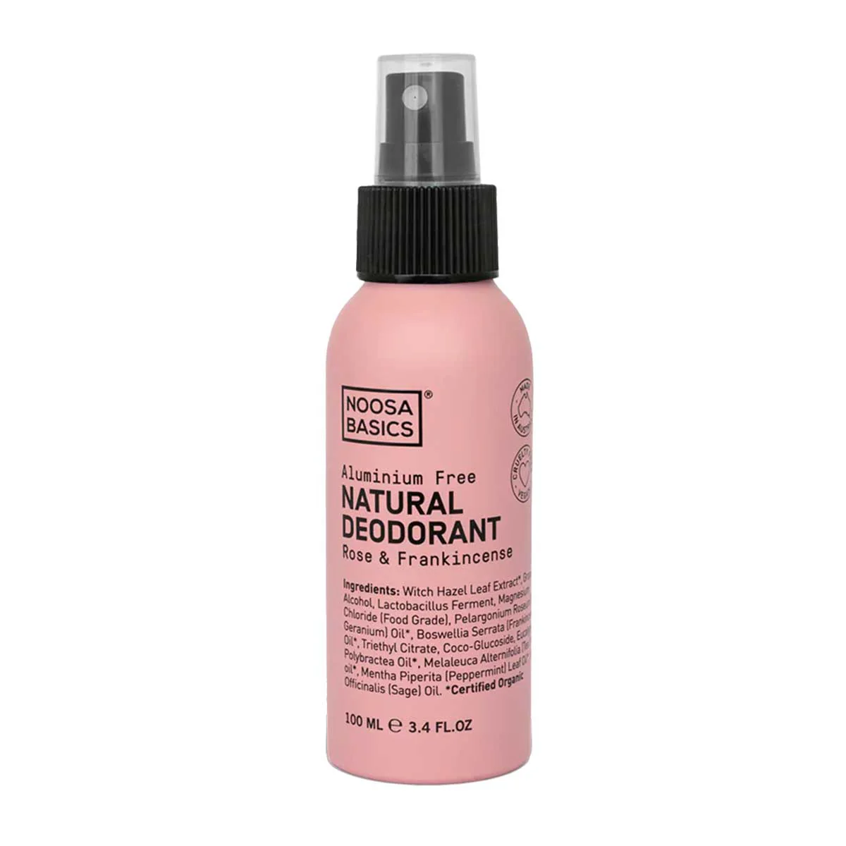 Noosa Basics Rose & Frankincense Deodorant Spray