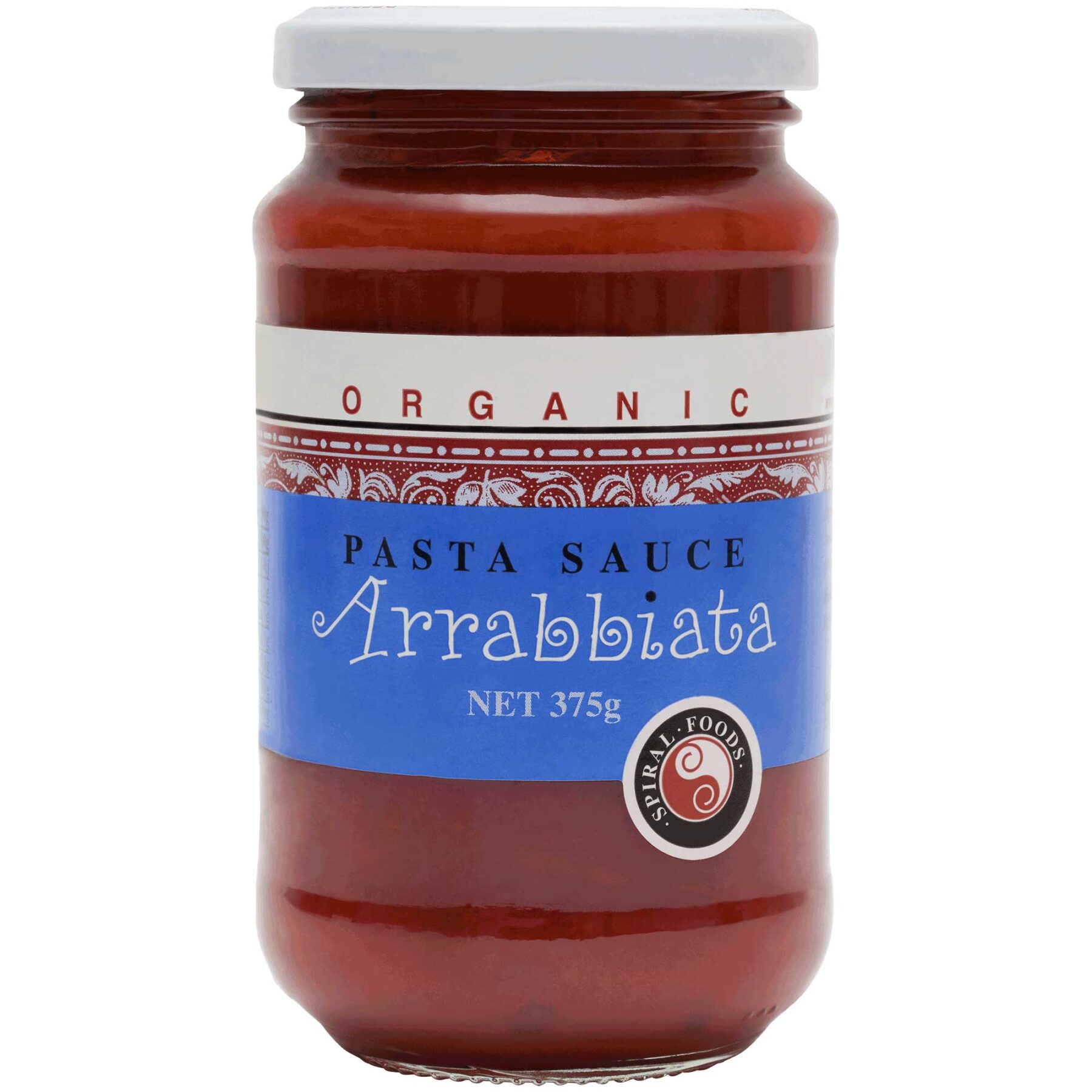 Spiral Pasta Sauce Arrabbiata